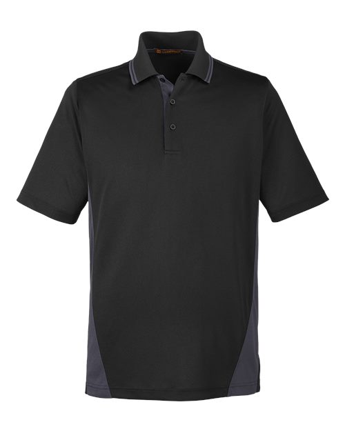 Harriton M386 - Black/ Dark Charcoal