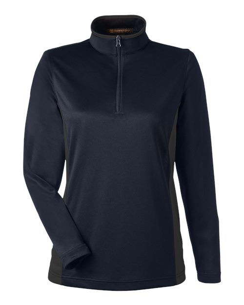 Harriton M786W - Dark Navy/ Dark Charcoal