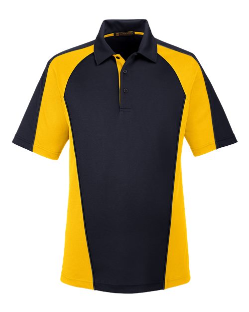 Harriton M385 - Black/ Sunray Yellow/ Dark Charcoal