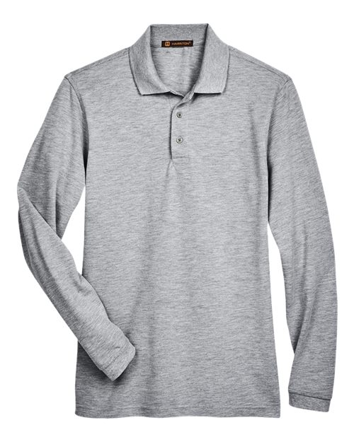 Harriton M265L - Grey Heather