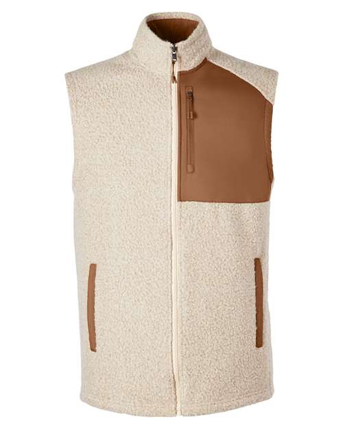 North End NE714 - Oatmeal Heather/ Teak