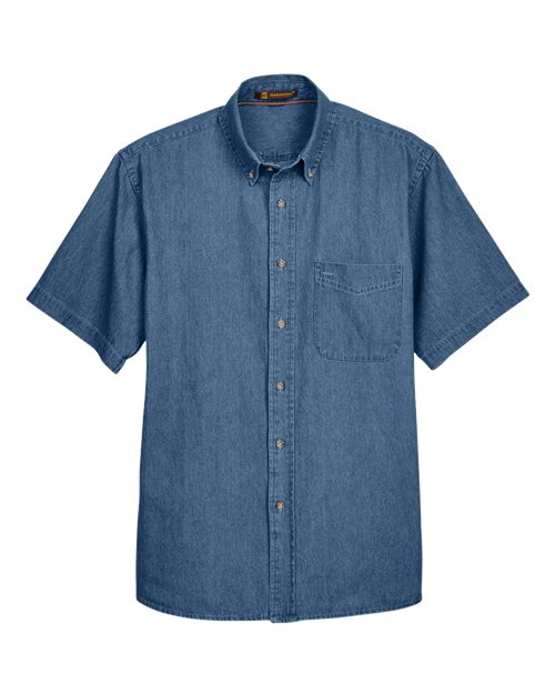 Harriton M550S - Light Denim