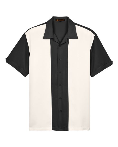 Harriton M575 - Black/ Cream