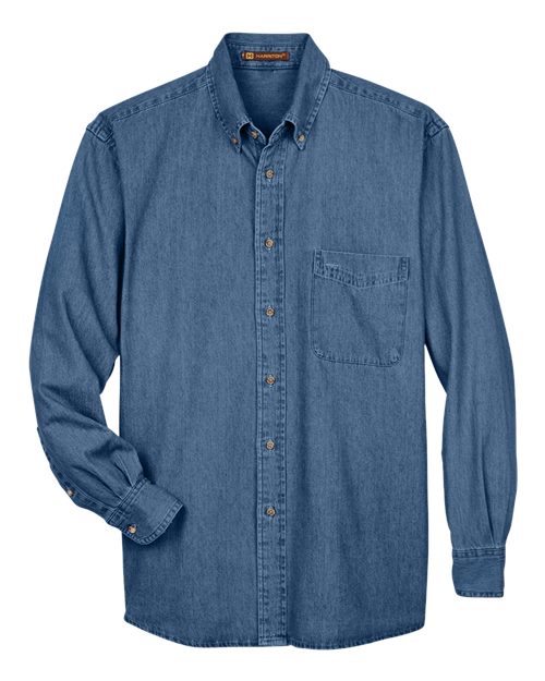 Harriton M550T - Light Denim