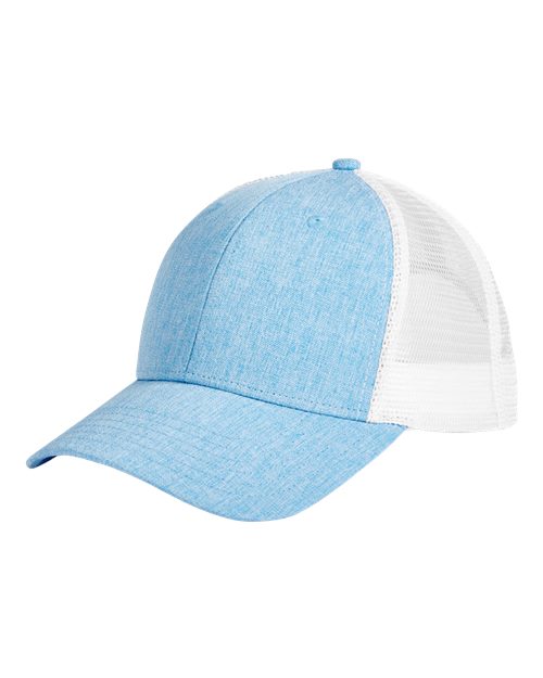 Big Accessories BA540 - Heather Light Blue/ White