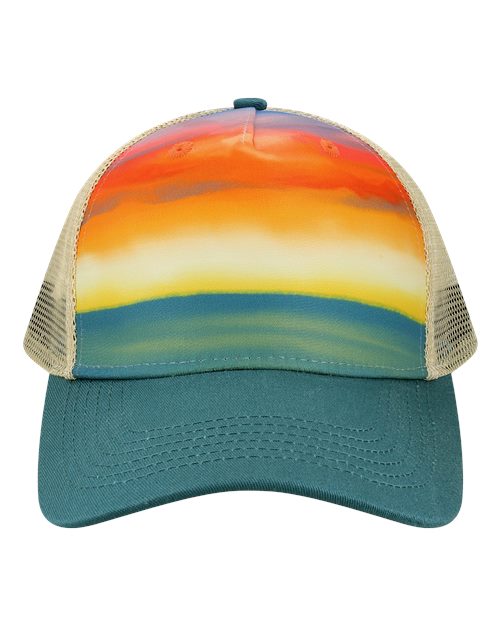 LOCALE 5PTKR - Watercolor Sunset/ Teal