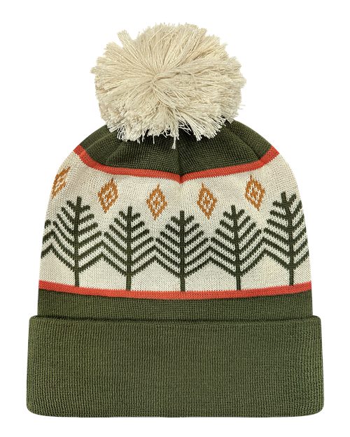LOCALE GRNDSR - Rustic Trees/ Olive Green