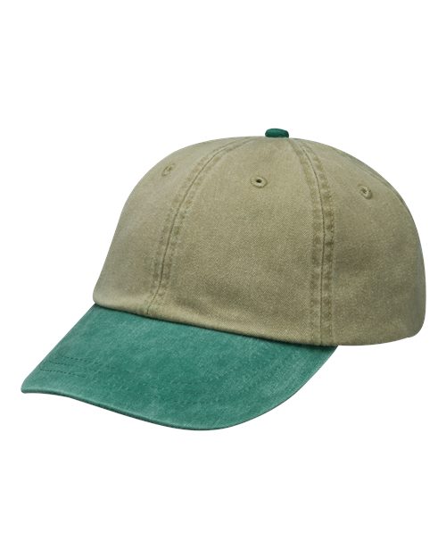 Adams Headwear LP101 - Khaki/ Forest