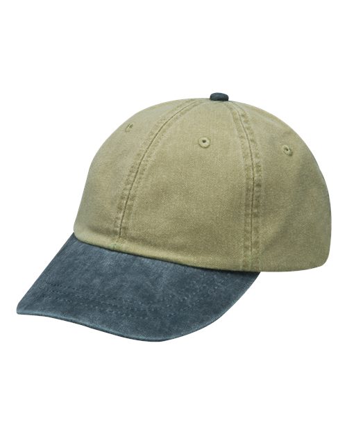 Adams Headwear LP101 - Khaki/ Navy