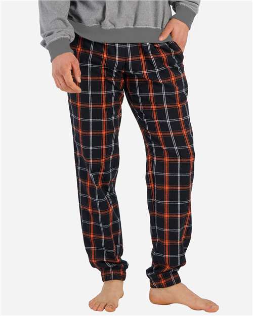 Boxercraft BM6625 - Black/ Orange/ White Plaid