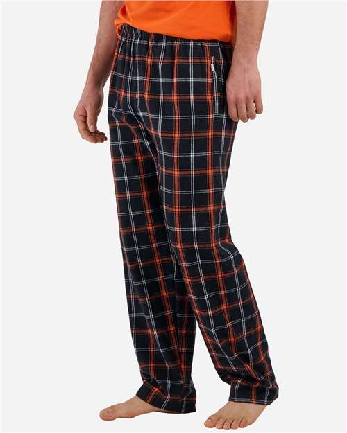 Boxercraft BM6624 - Black/ Orange/ White Plaid