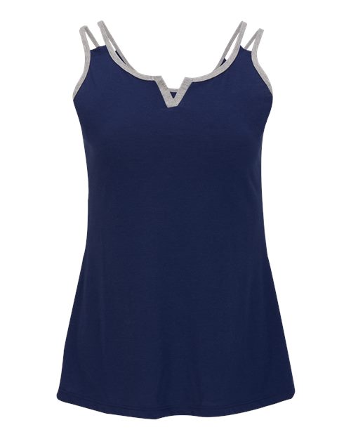 Boxercraft BW2506 - Navy/ Oxford Heather