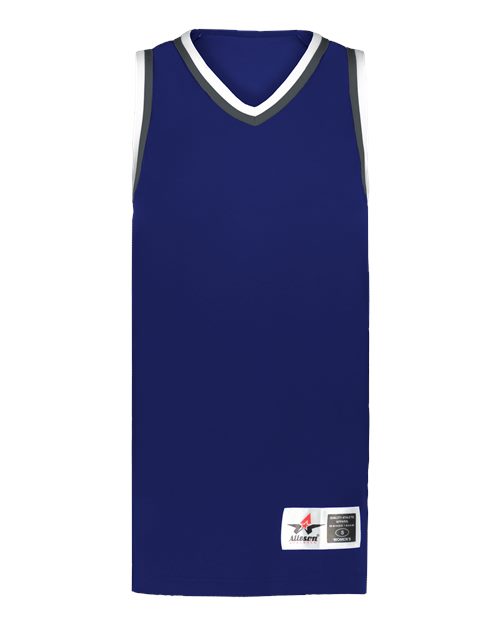 Alleson Athletic A55000 - Navy/ Graphite/ White