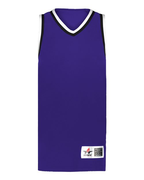 Alleson Athletic A55000 - Purple/ Black/ White