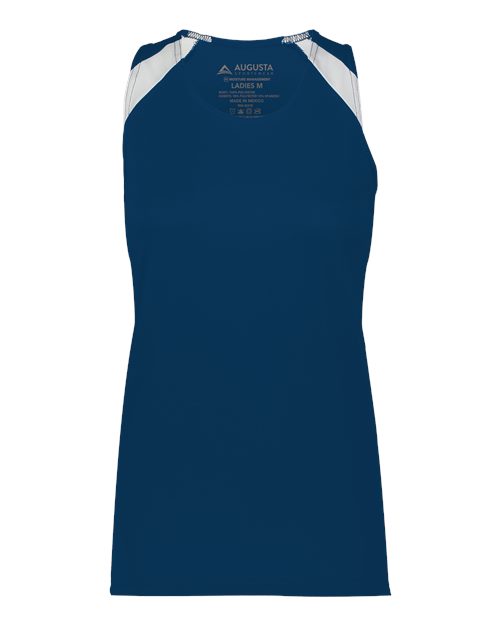Augusta Sportswear 348 - Navy/ White