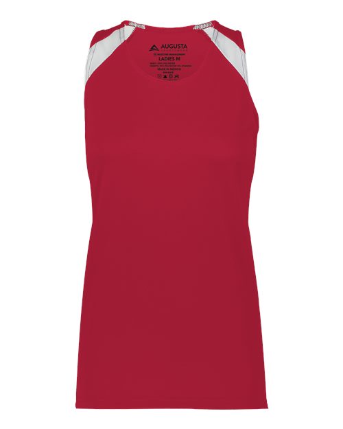 Augusta Sportswear 348 - Scarlet/ White