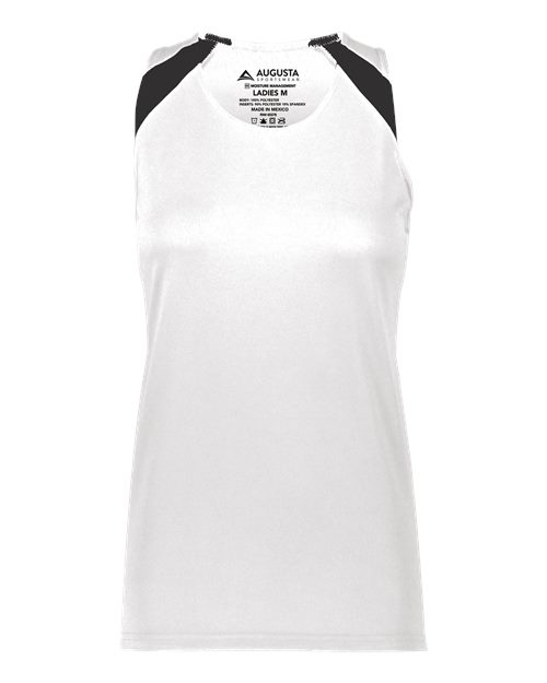 Augusta Sportswear 348 - White/ Black