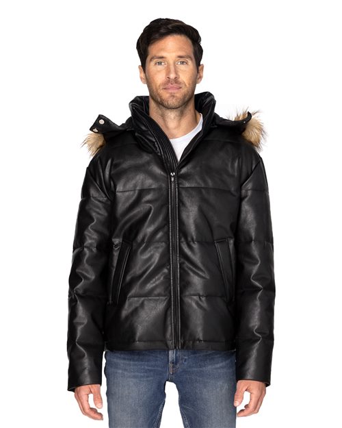 Threadfast Apparel 397J - Black Vegan Leather