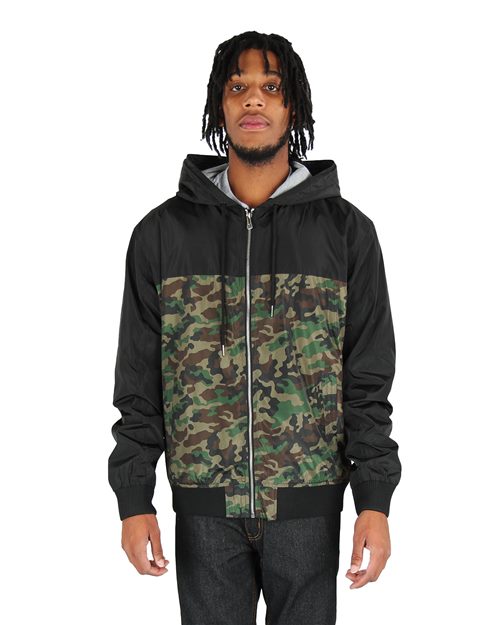 Shaka Wear SHWBJ - Black/ Camo Green