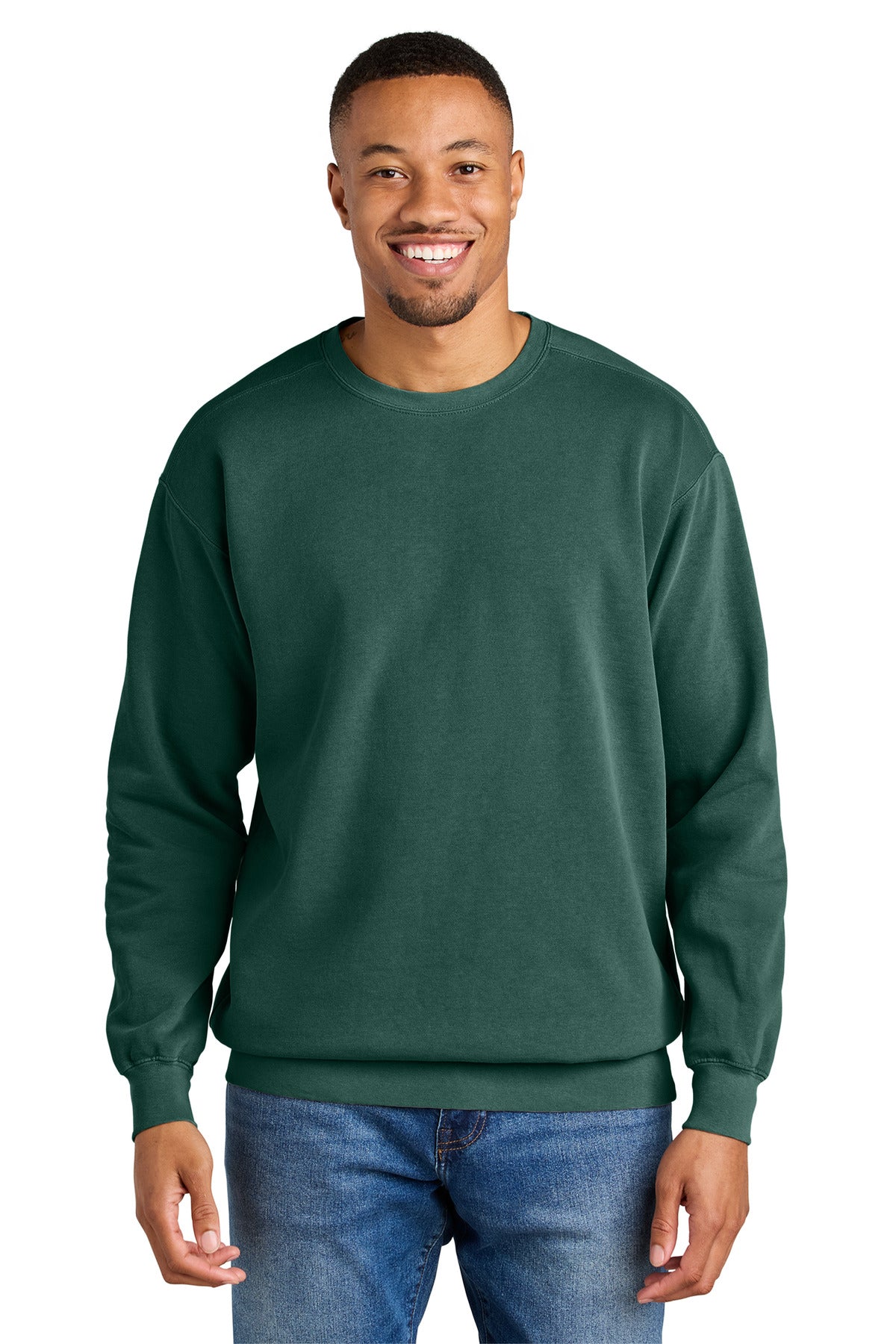 COMFORT COLORS  Ring Spun Crewneck Sweatshirt. 1566 - Blue Spruce