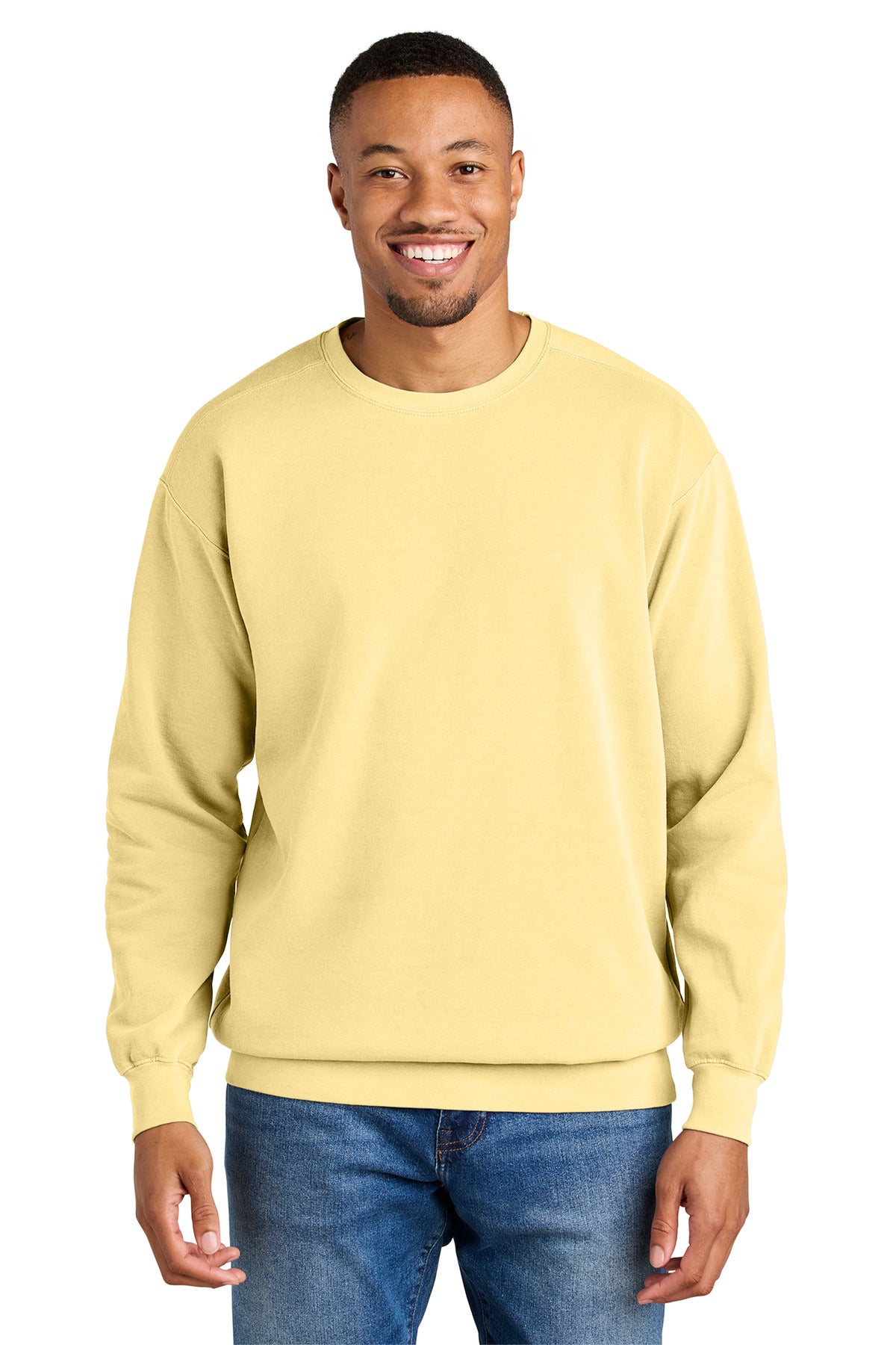 COMFORT COLORS  Ring Spun Crewneck Sweatshirt. 1566 - Butter
