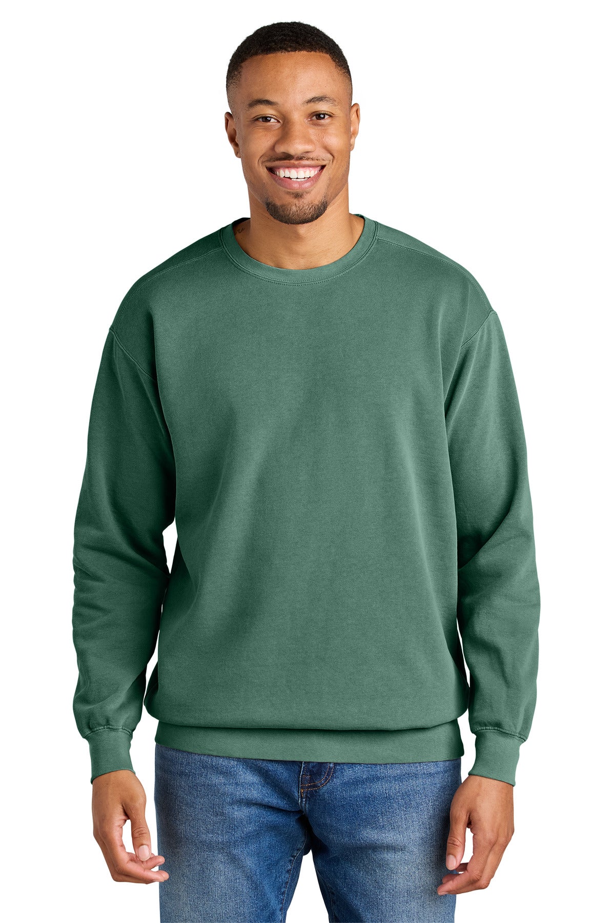 COMFORT COLORS  Ring Spun Crewneck Sweatshirt. 1566 - Light Green