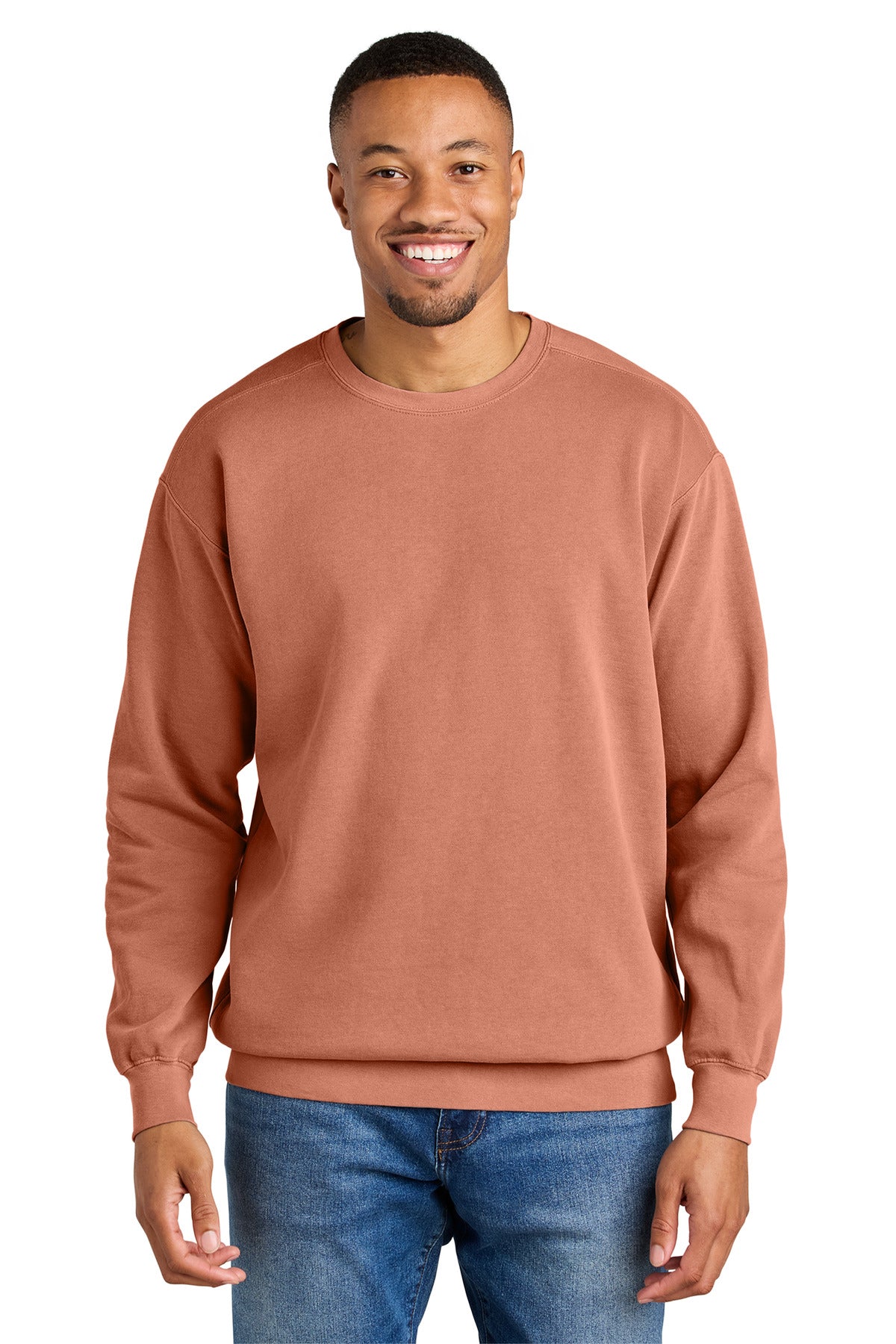 COMFORT COLORS  Ring Spun Crewneck Sweatshirt. 1566 - Terracotta