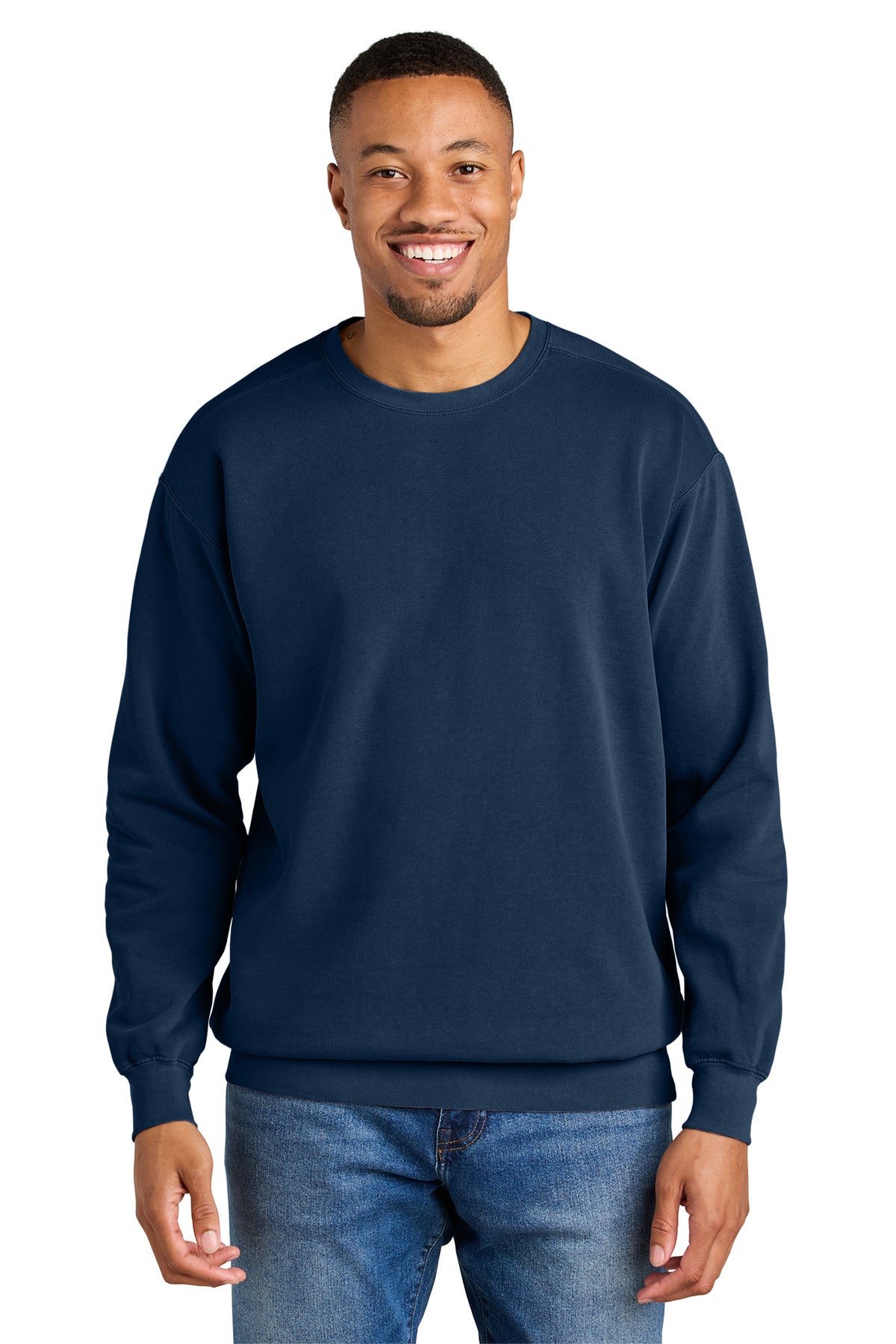 COMFORT COLORS  Ring Spun Crewneck Sweatshirt. 1566 - True Navy