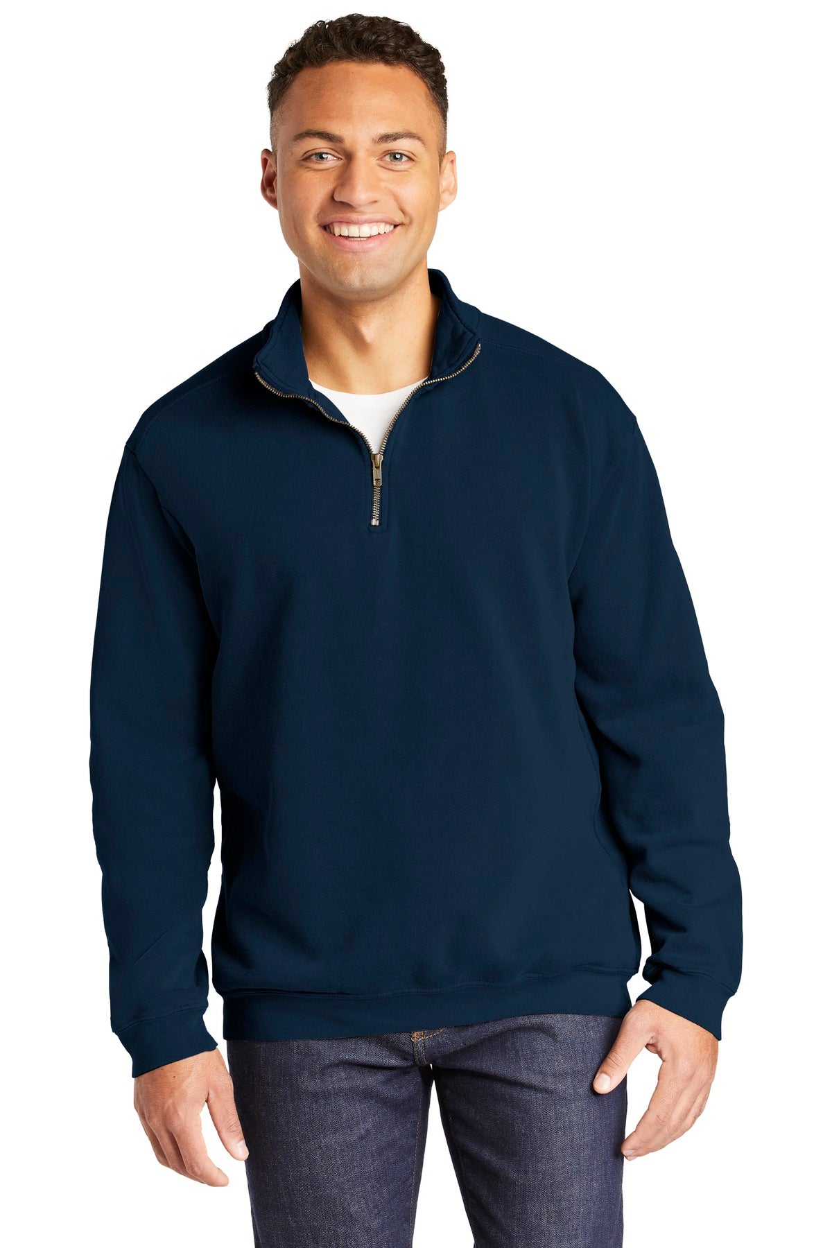 COMFORT COLORS  Ring Spun 1/4-Zip Sweatshirt. 1580 - True Navy