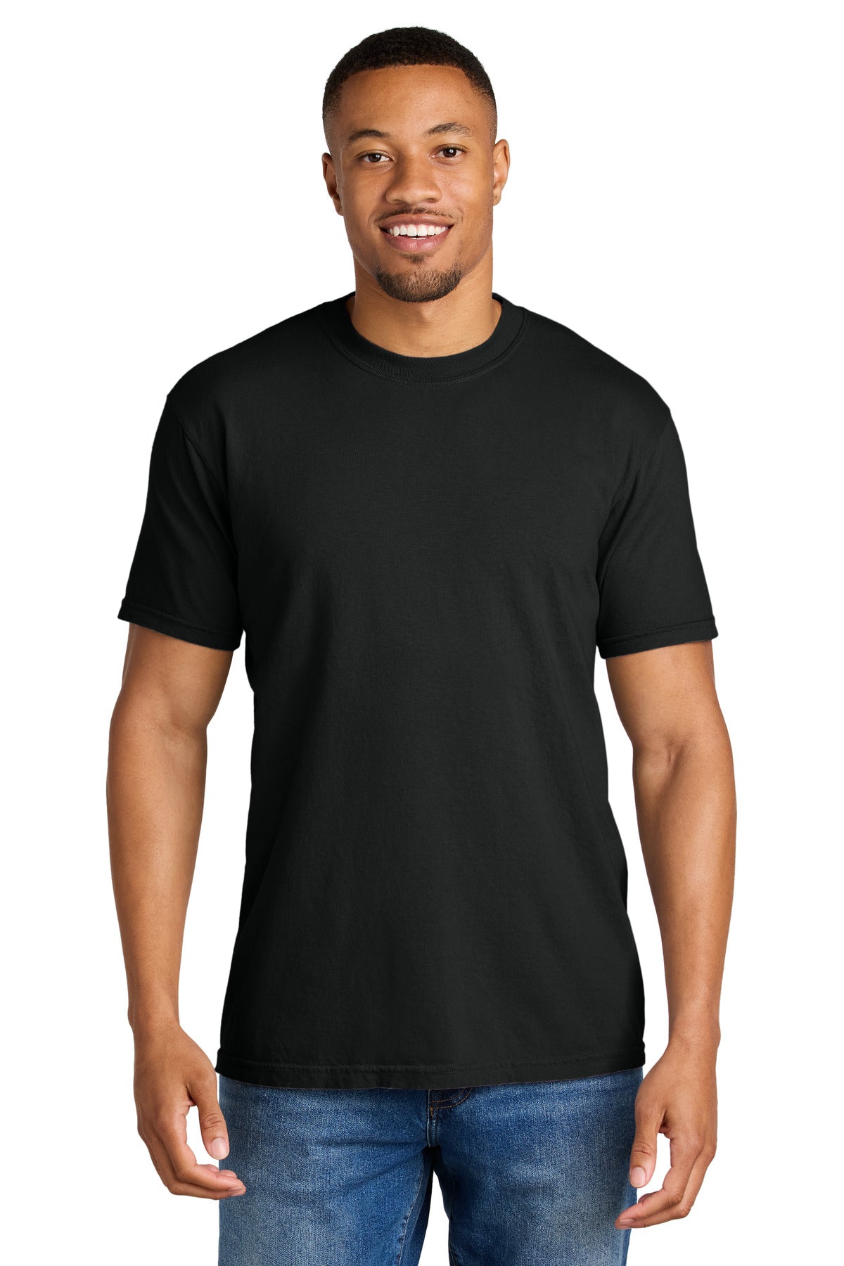 COMFORT COLORS  Heavyweight Ring Spun Tee. 1717 - Black