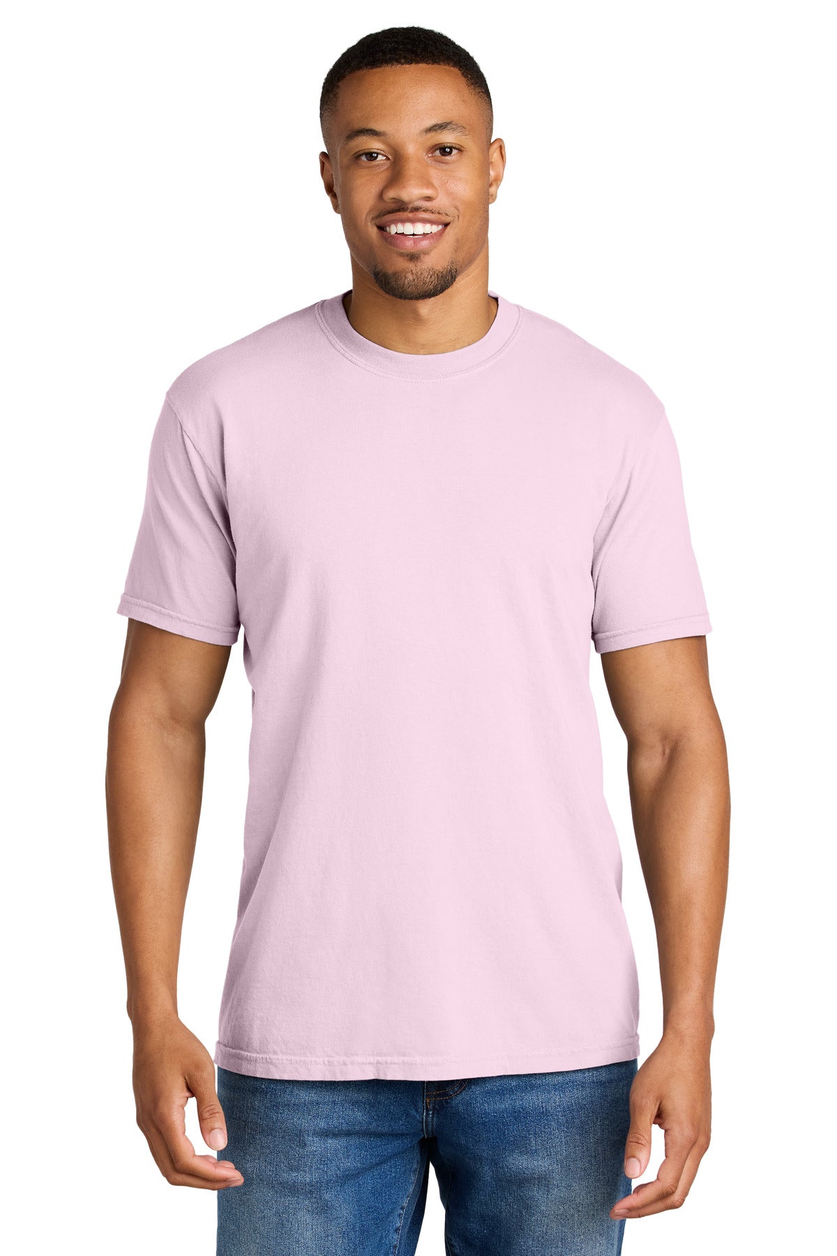 COMFORT COLORS  Heavyweight Ring Spun Tee. 1717 - Blossom