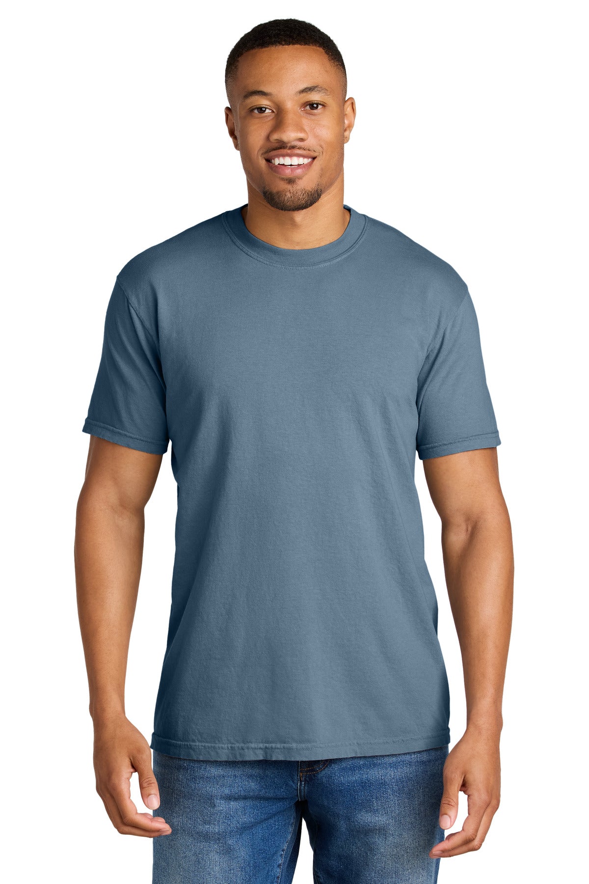 COMFORT COLORS  Heavyweight Ring Spun Tee. 1717 - Blue Jean
