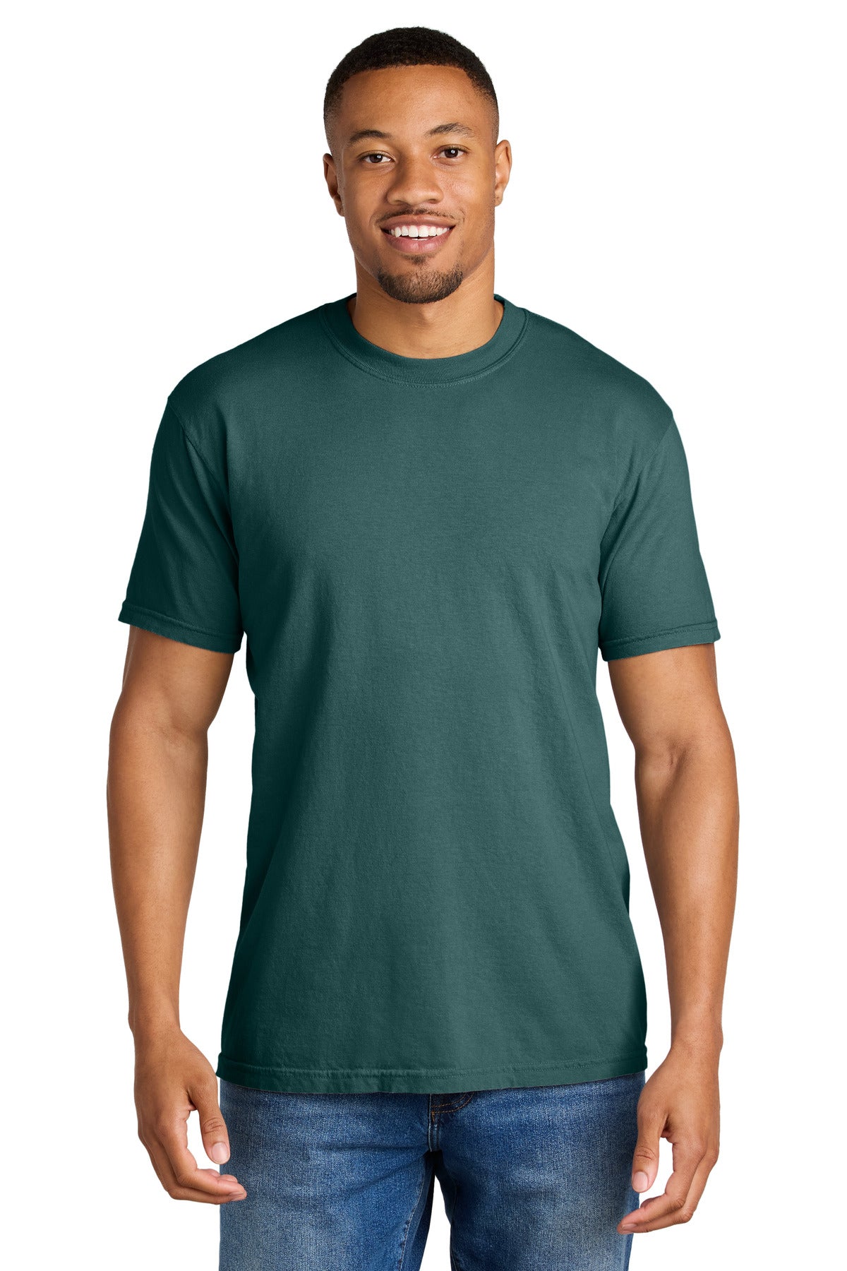 COMFORT COLORS  Heavyweight Ring Spun Tee. 1717 - Blue Spruce
