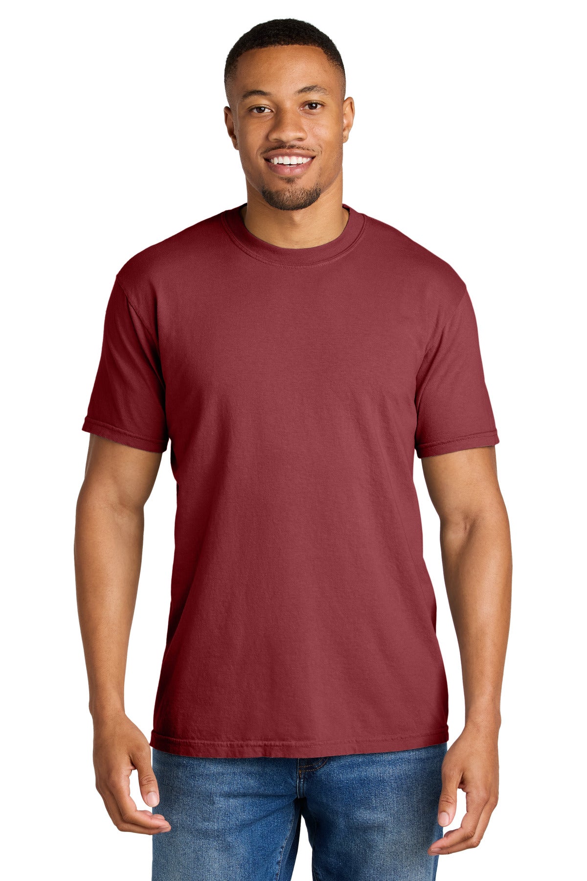 COMFORT COLORS  Heavyweight Ring Spun Tee. 1717 - Chili
