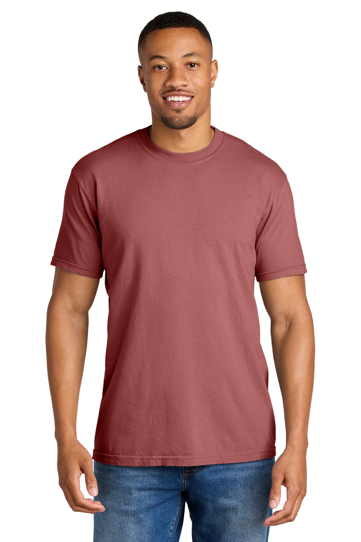 COMFORT COLORS  Heavyweight Ring Spun Tee. 1717 - Crimson
