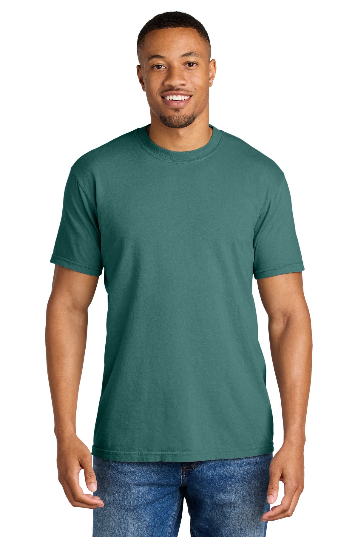 COMFORT COLORS  Heavyweight Ring Spun Tee. 1717 - Emerald