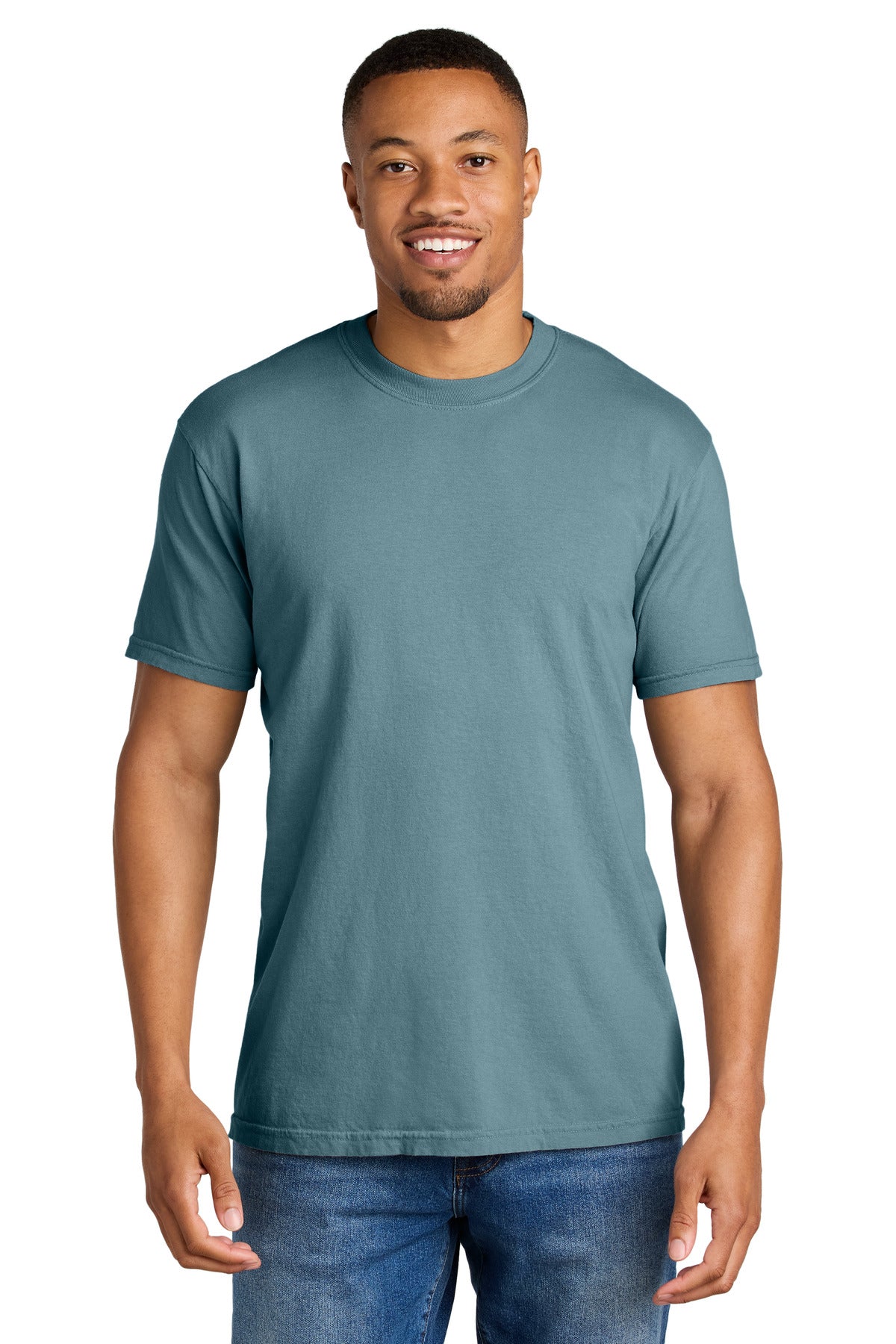 COMFORT COLORS  Heavyweight Ring Spun Tee. 1717 - Ice Blue