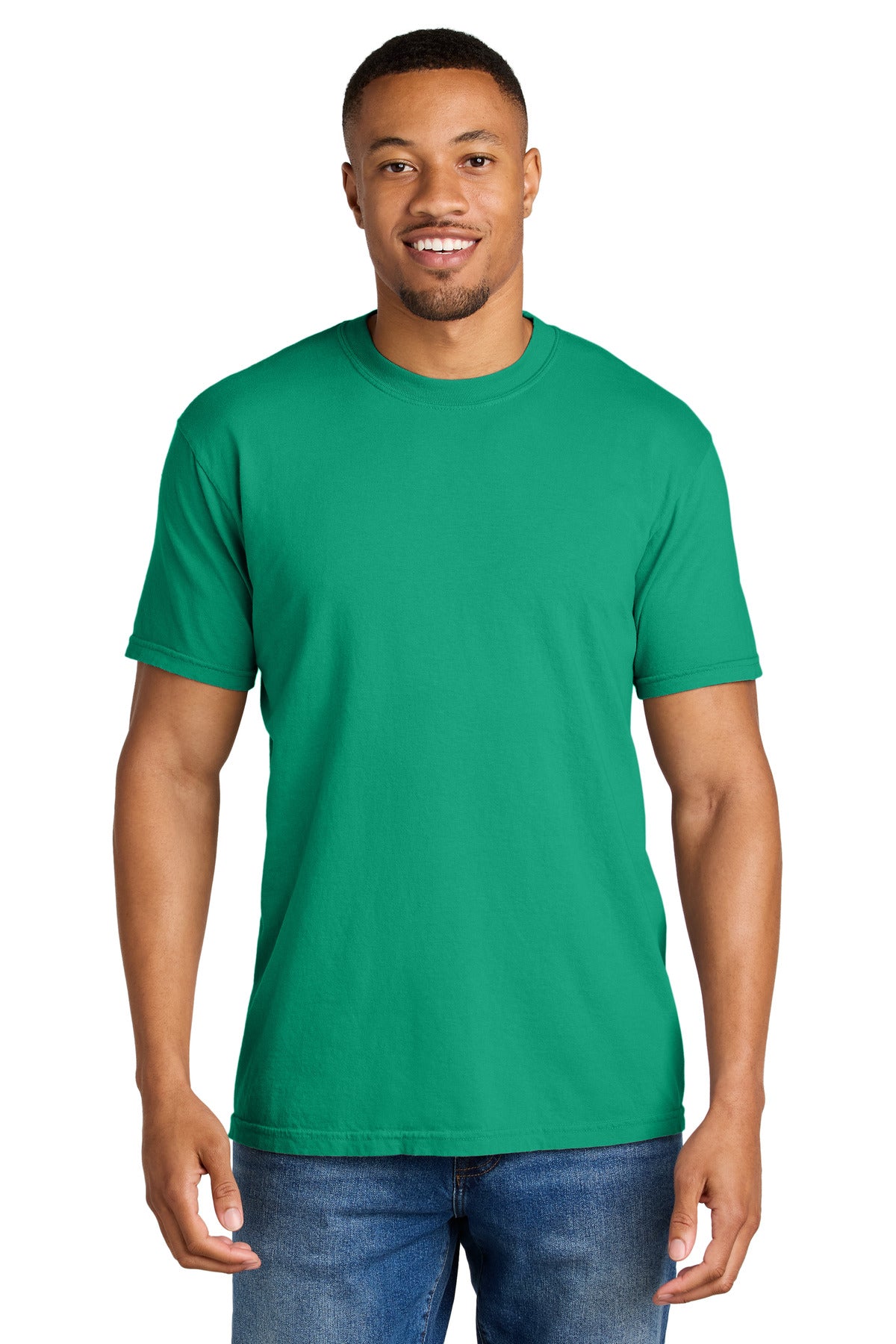 COMFORT COLORS  Heavyweight Ring Spun Tee. 1717 - Island Green
