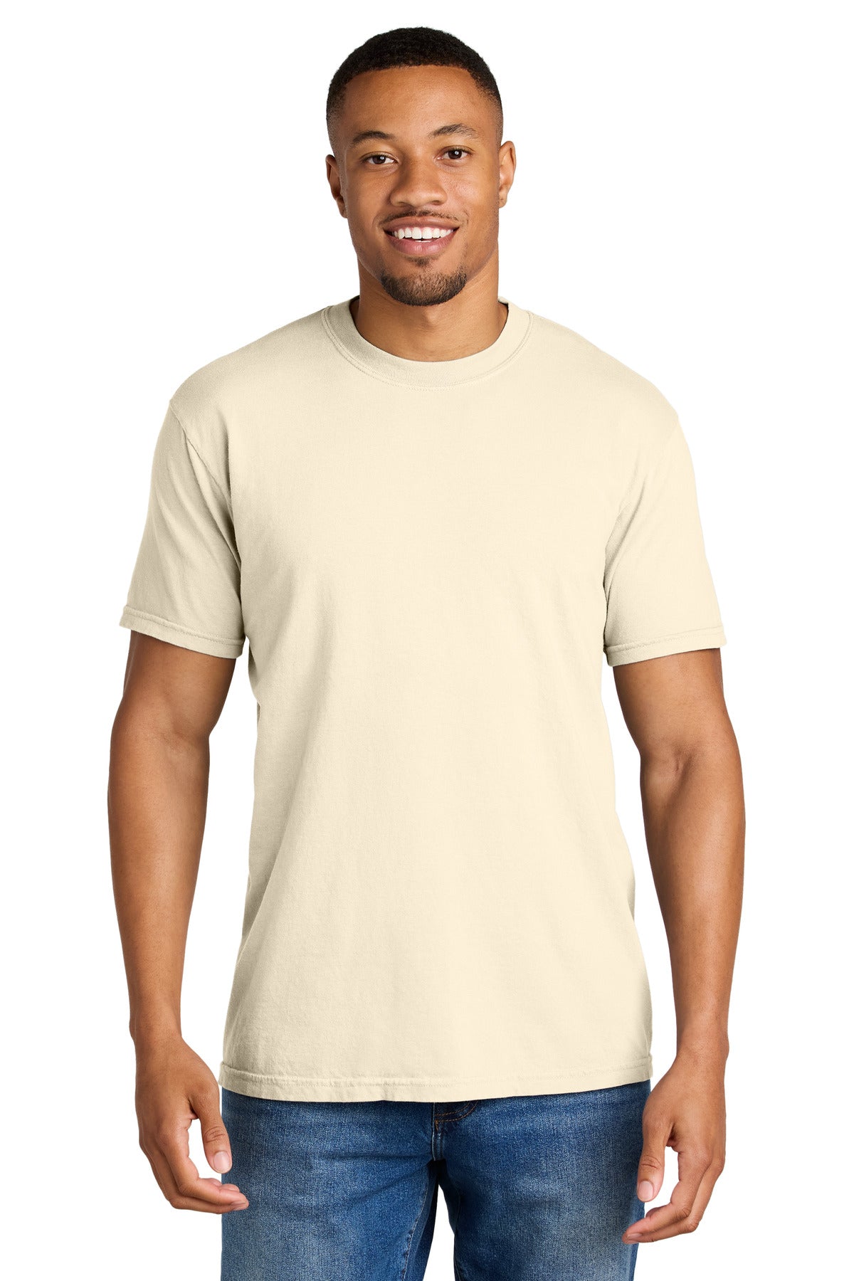 COMFORT COLORS  Heavyweight Ring Spun Tee. 1717 - Ivory