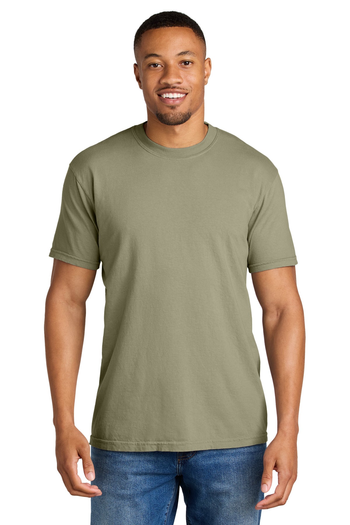 COMFORT COLORS  Heavyweight Ring Spun Tee. 1717 - Khaki