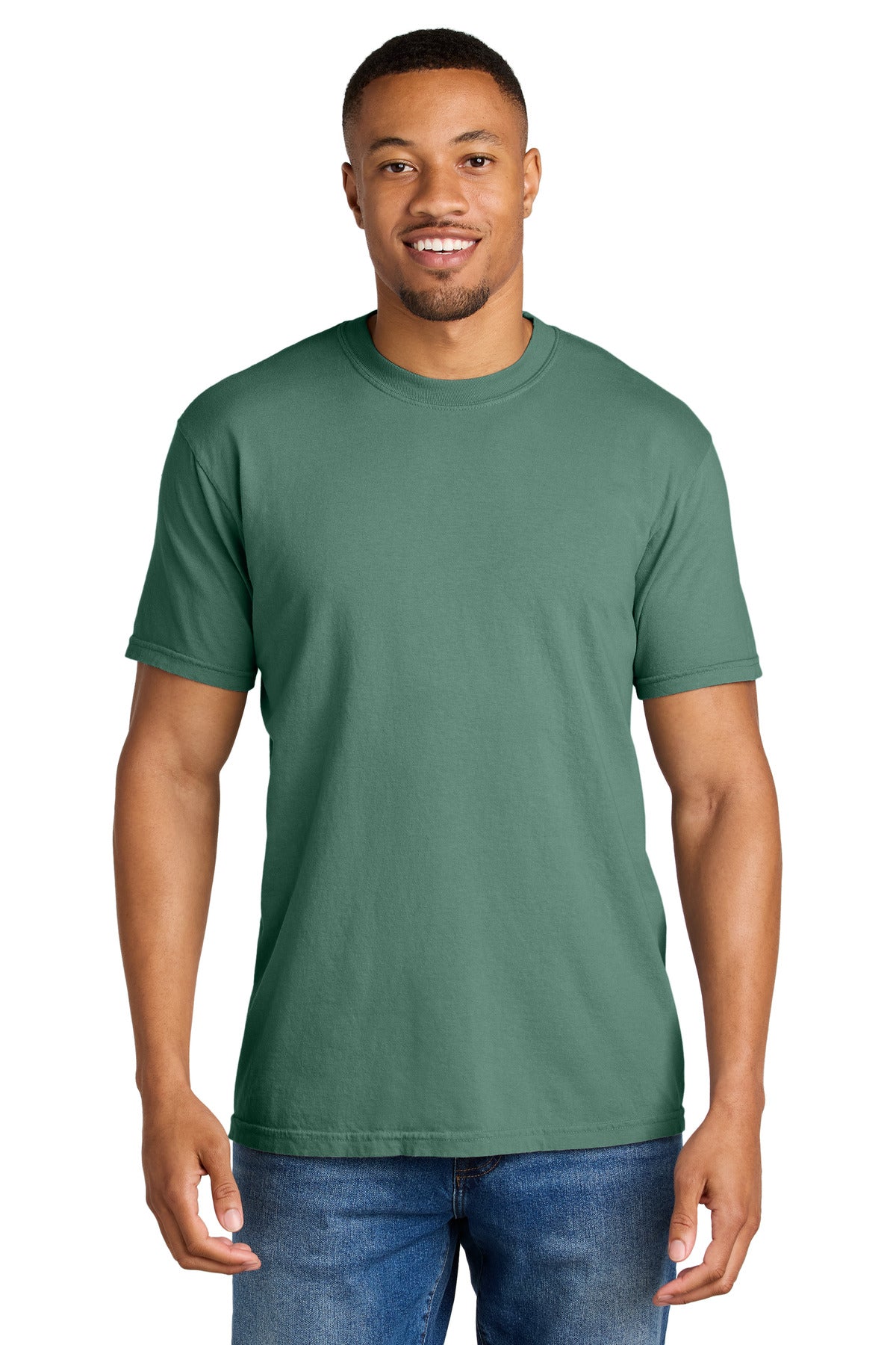 COMFORT COLORS  Heavyweight Ring Spun Tee. 1717 - Light Green