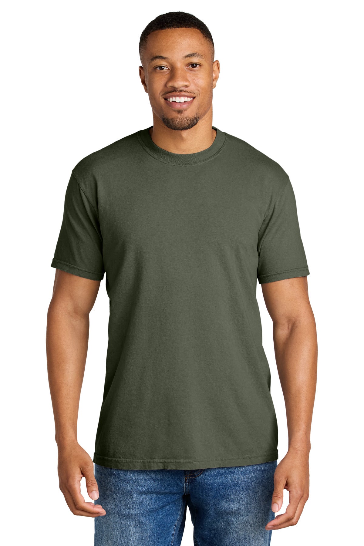 COMFORT COLORS  Heavyweight Ring Spun Tee. 1717 - Moss