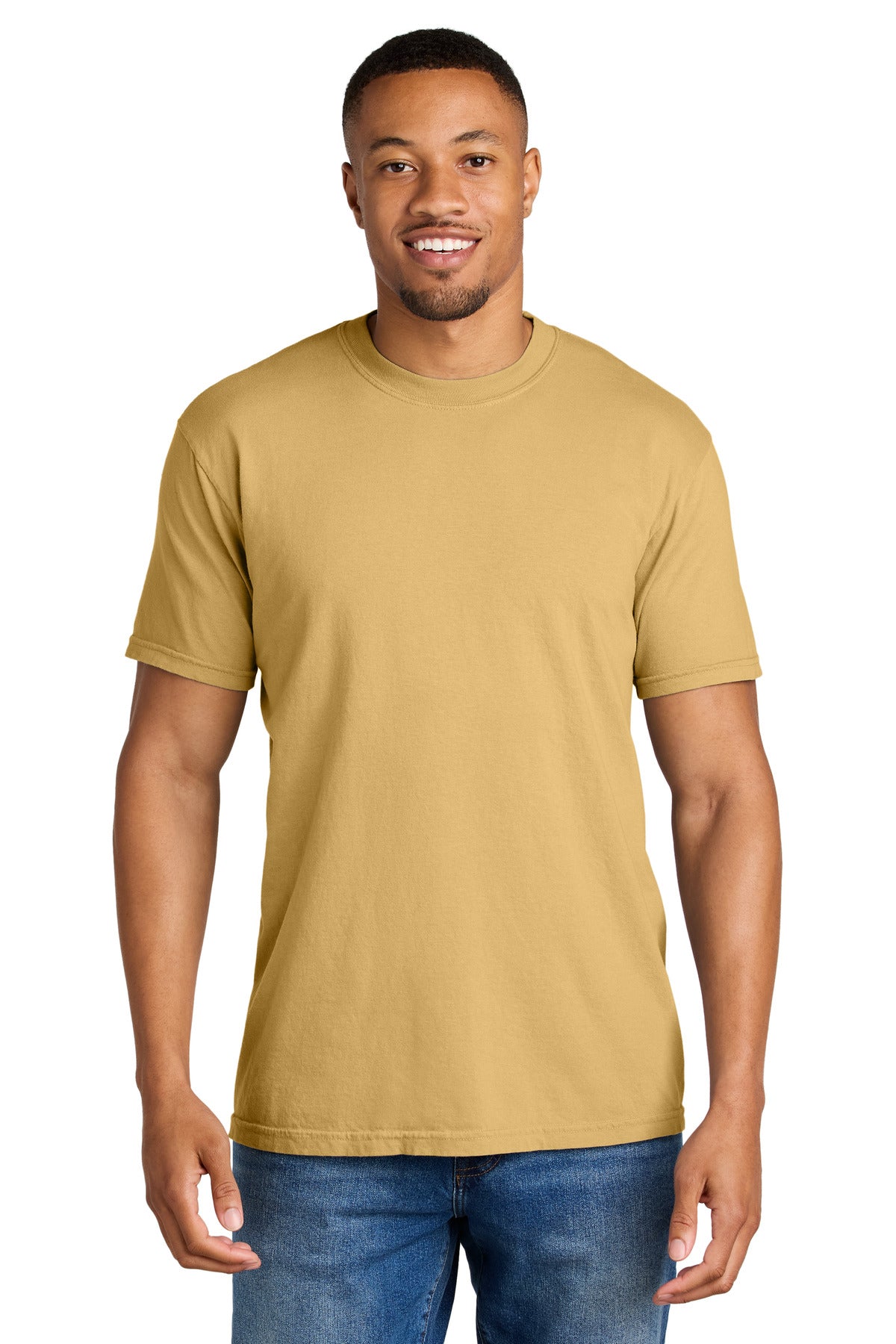 COMFORT COLORS  Heavyweight Ring Spun Tee. 1717 - Mustard