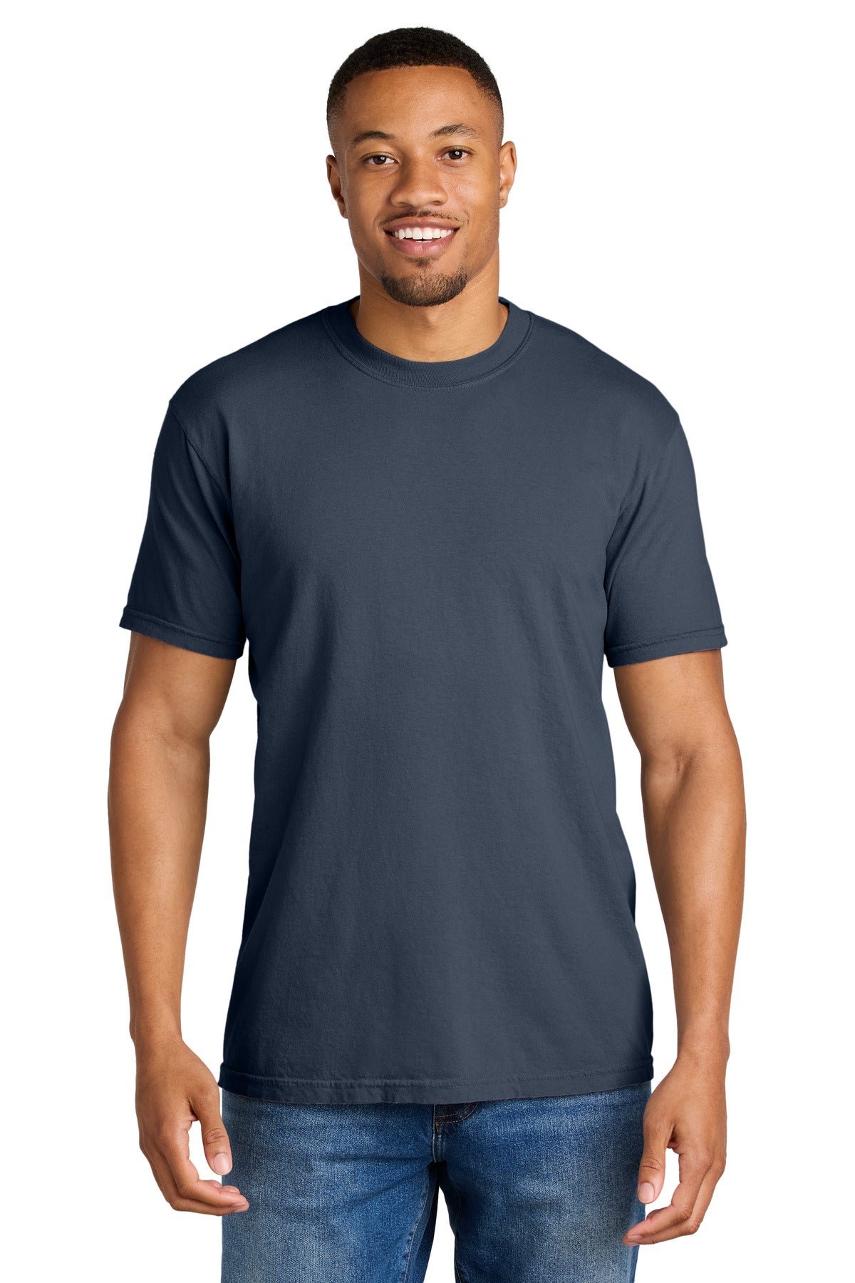 COMFORT COLORS  Heavyweight Ring Spun Tee. 1717 - Navy