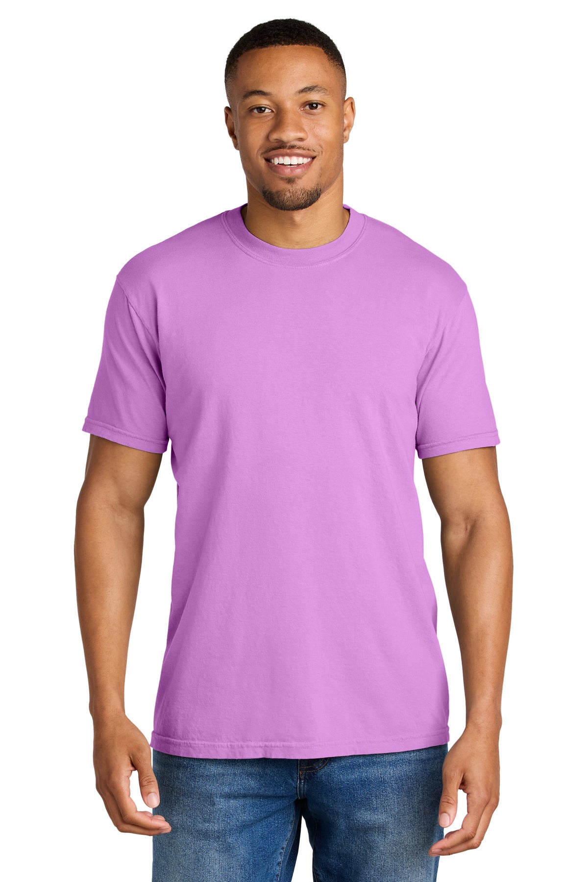 COMFORT COLORS  Heavyweight Ring Spun Tee. 1717 - Neon Violet
