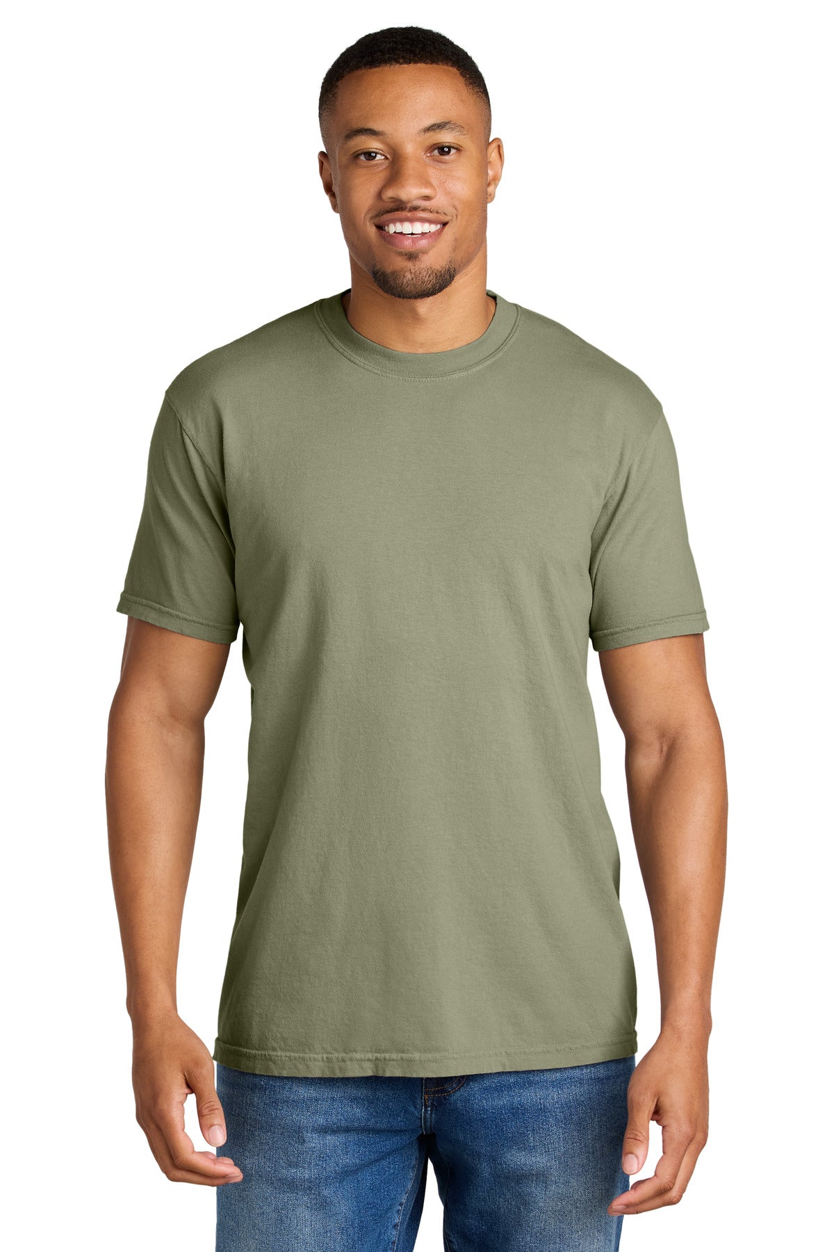 COMFORT COLORS  Heavyweight Ring Spun Tee. 1717 - Sandstone