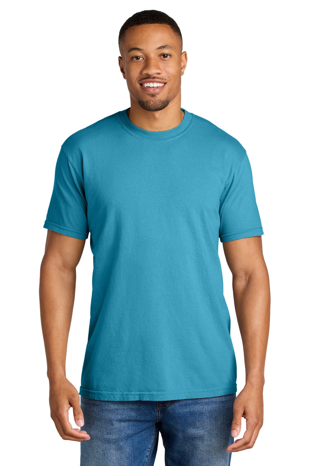COMFORT COLORS  Heavyweight Ring Spun Tee. 1717 - Sapphire
