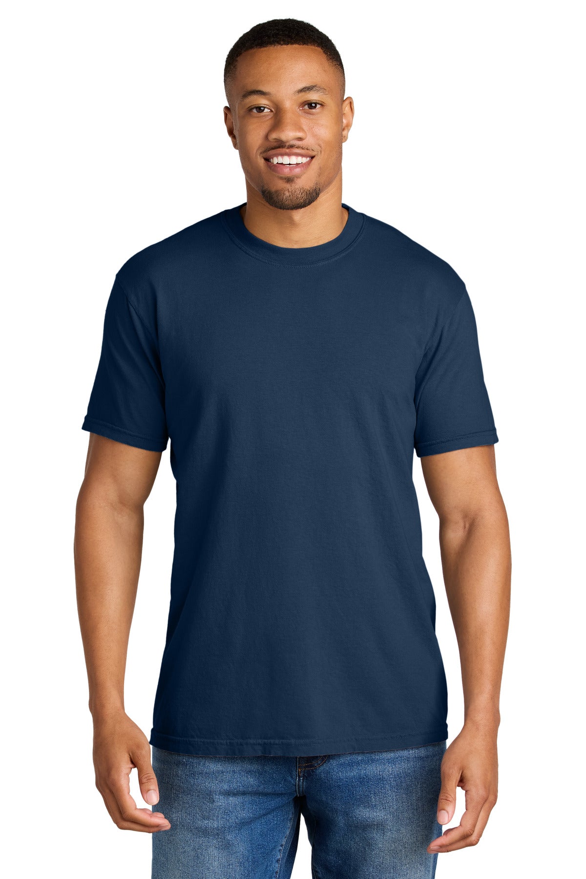COMFORT COLORS  Heavyweight Ring Spun Tee. 1717 - True Navy