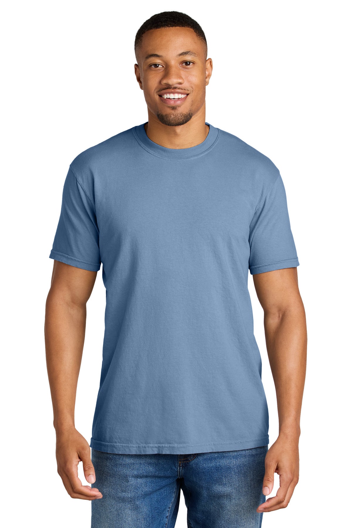 COMFORT COLORS  Heavyweight Ring Spun Tee. 1717 - Washed Denim
