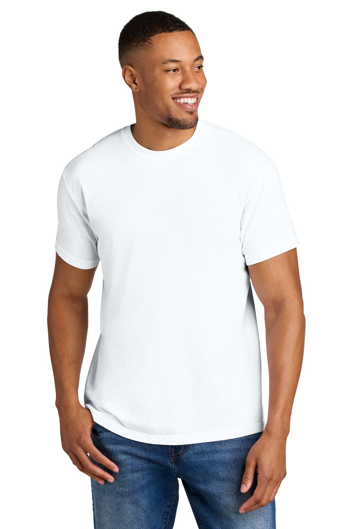 COMFORT COLORS  Heavyweight Ring Spun Tee. 1717 - White